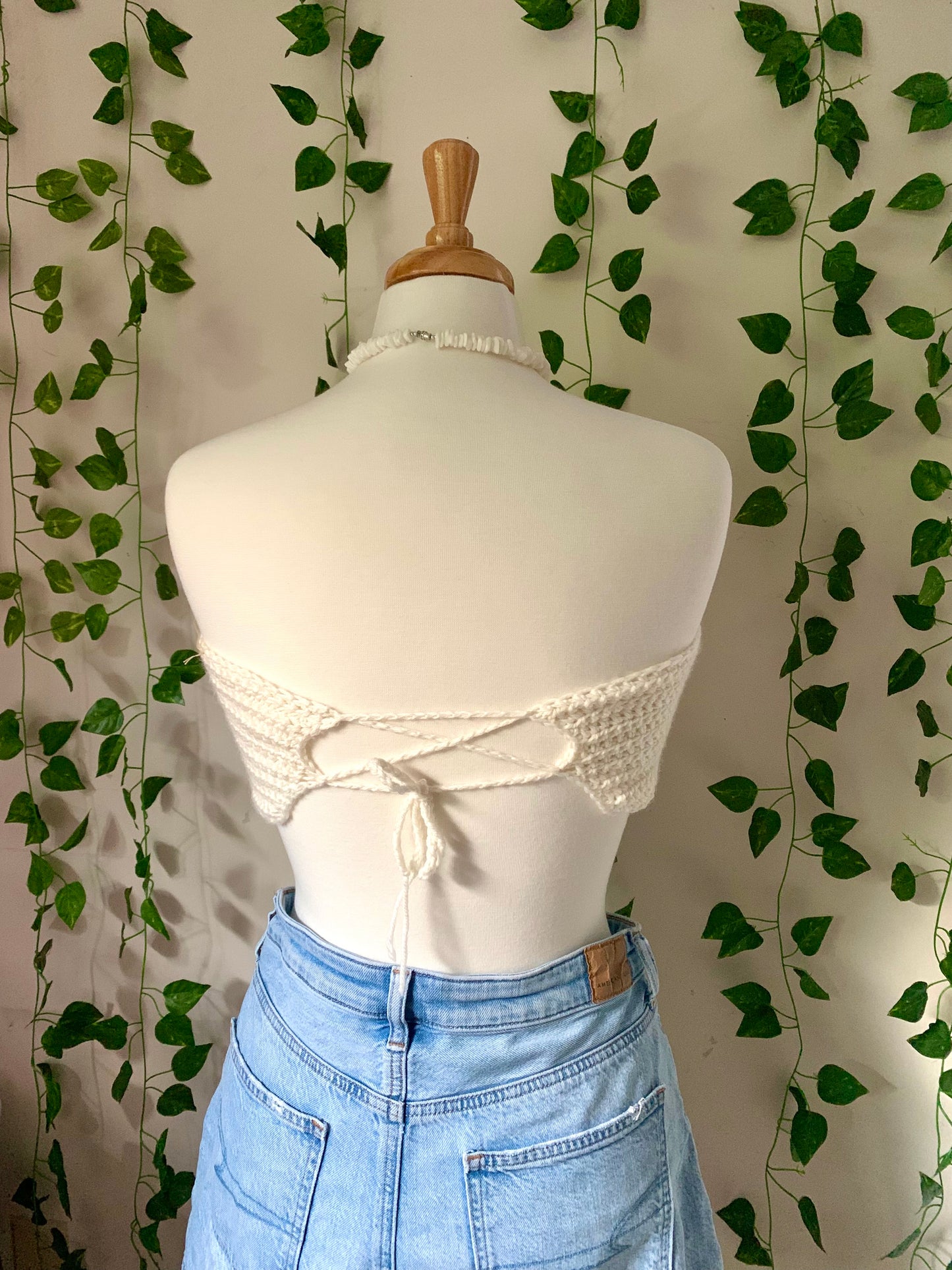 Summer Sunset Collection: Retro Merino Crochet Tube Top