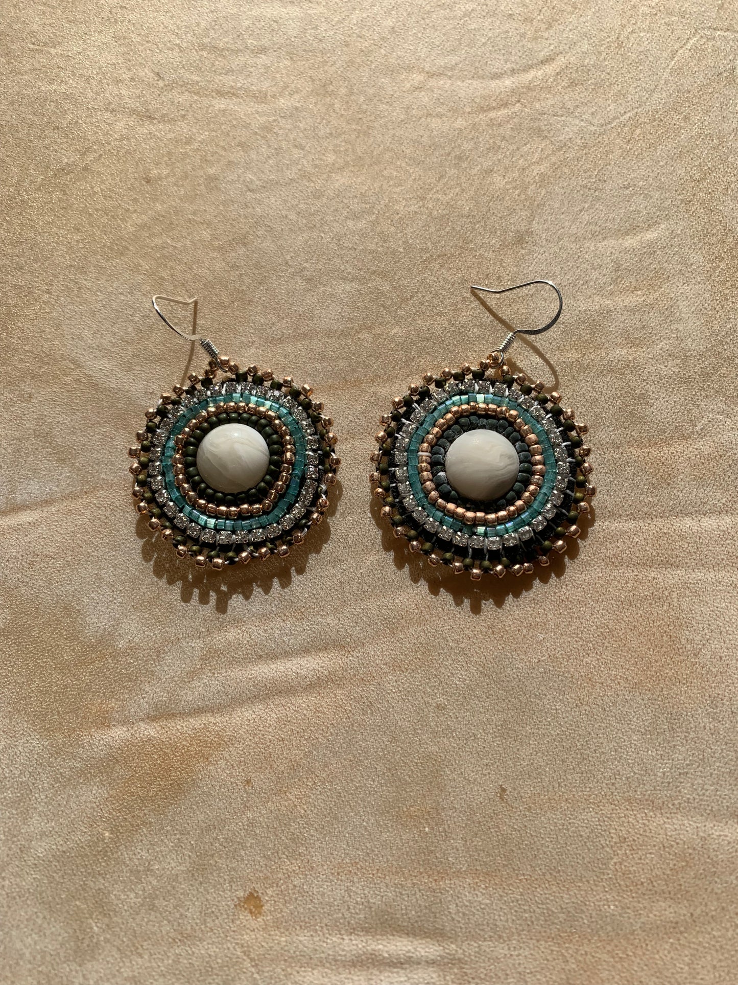 Small Auntie Beaded Earrings