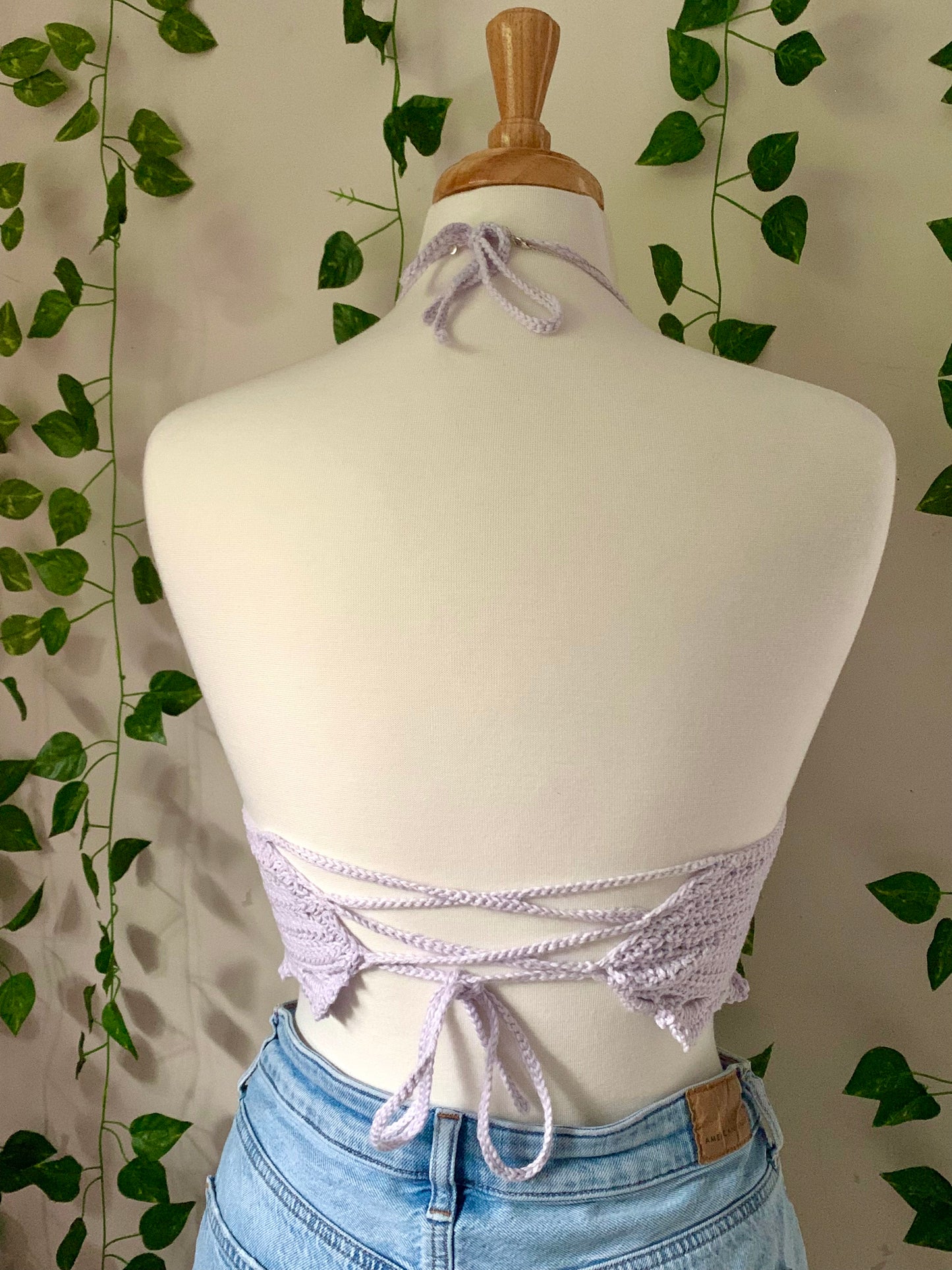 Summer Sunset Collection: Romantic Lavender Dreams Crochet Top