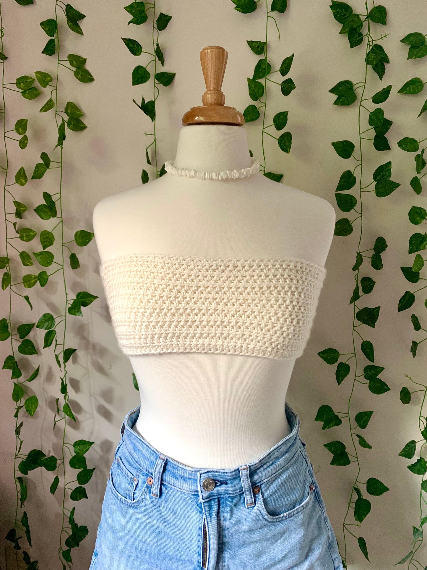 Summer Sunset Collection: Retro Merino Crochet Tube Top