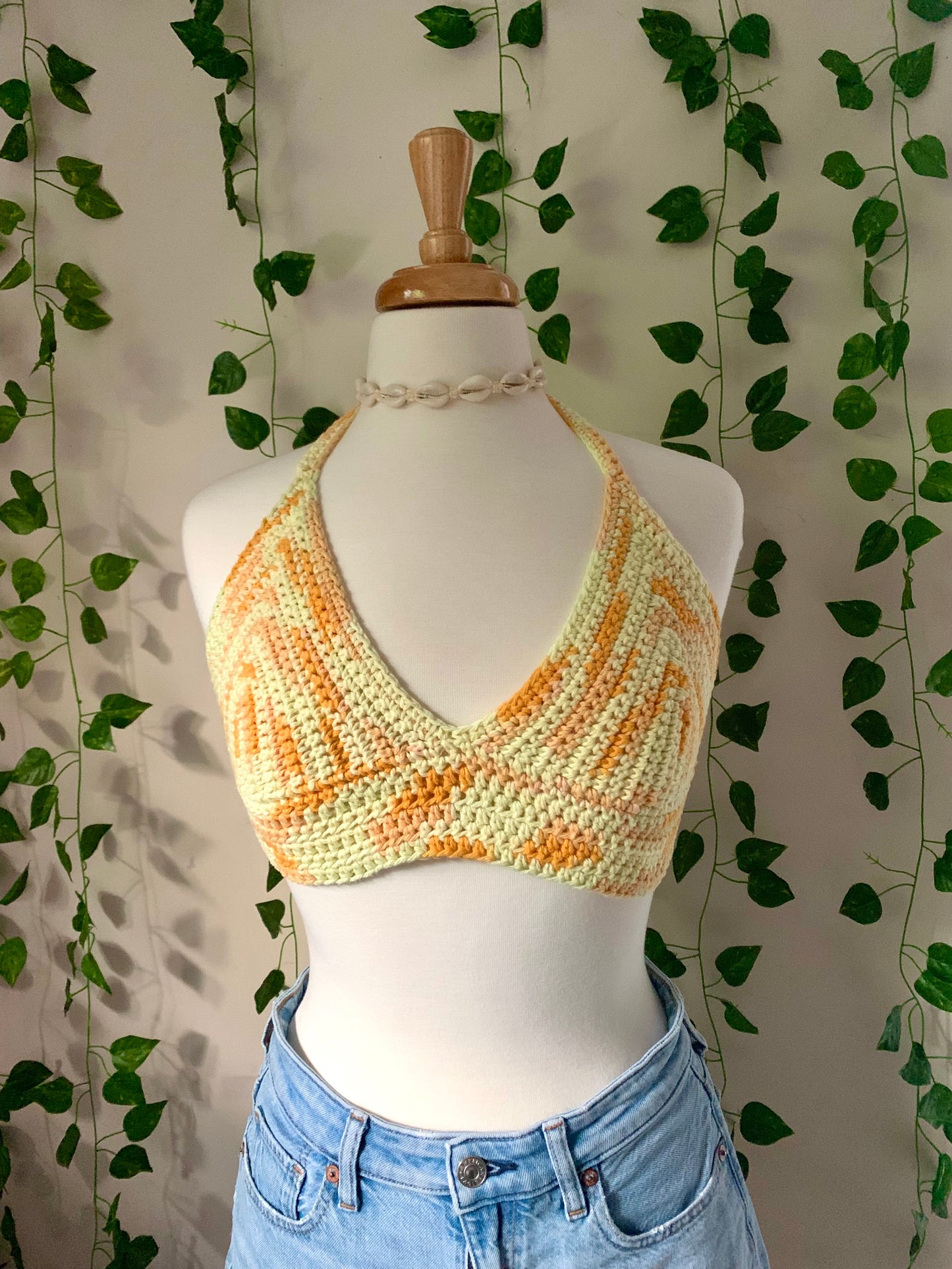 Summer Sunset Collection: Lemon Sorbet Bra Top