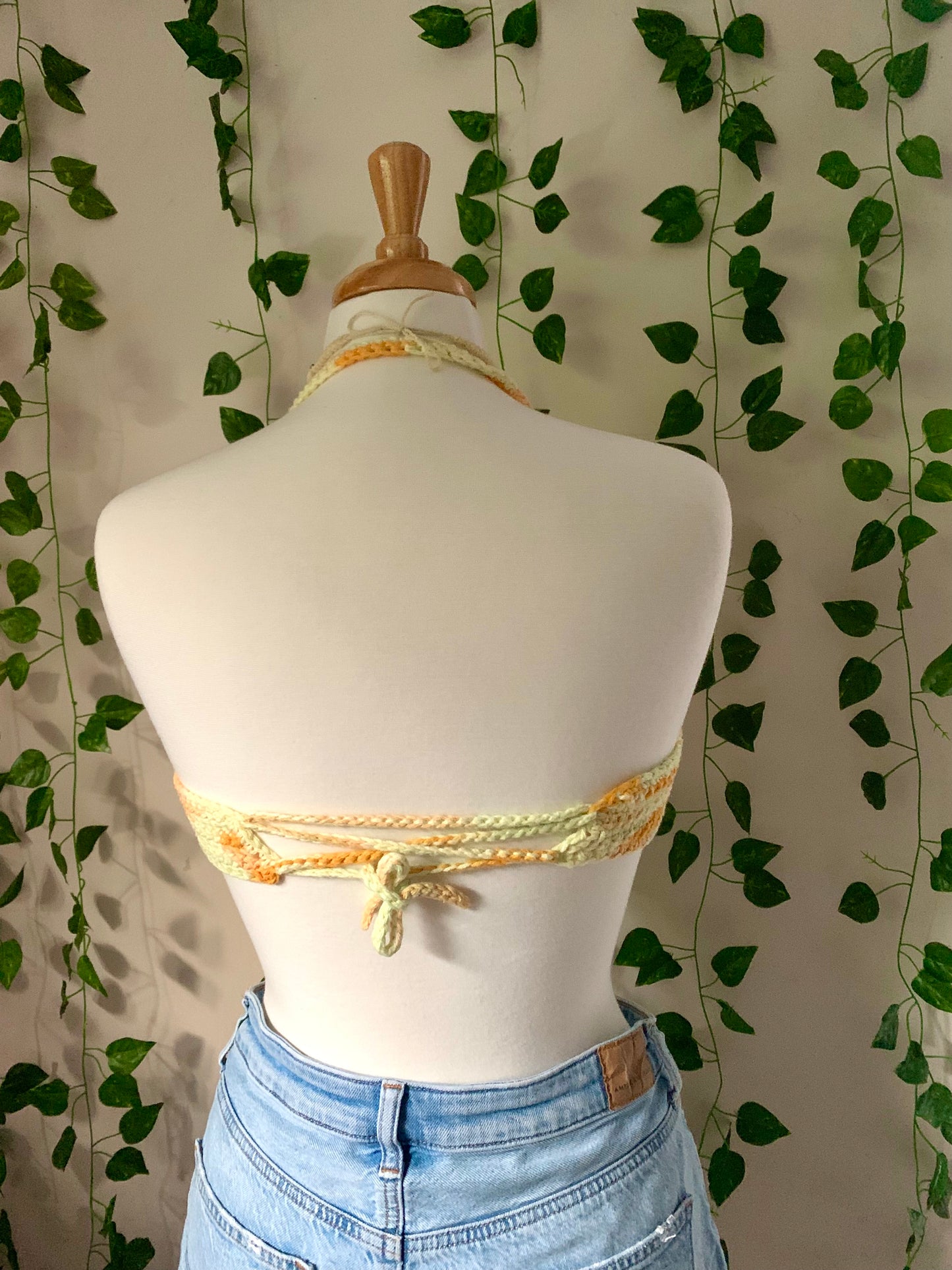 Summer Sunset Collection: Lemon Sorbet Bra Top